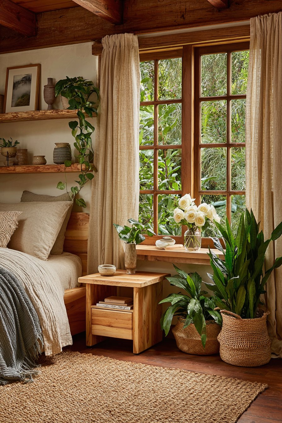  Add Natural Elements and Living Plants