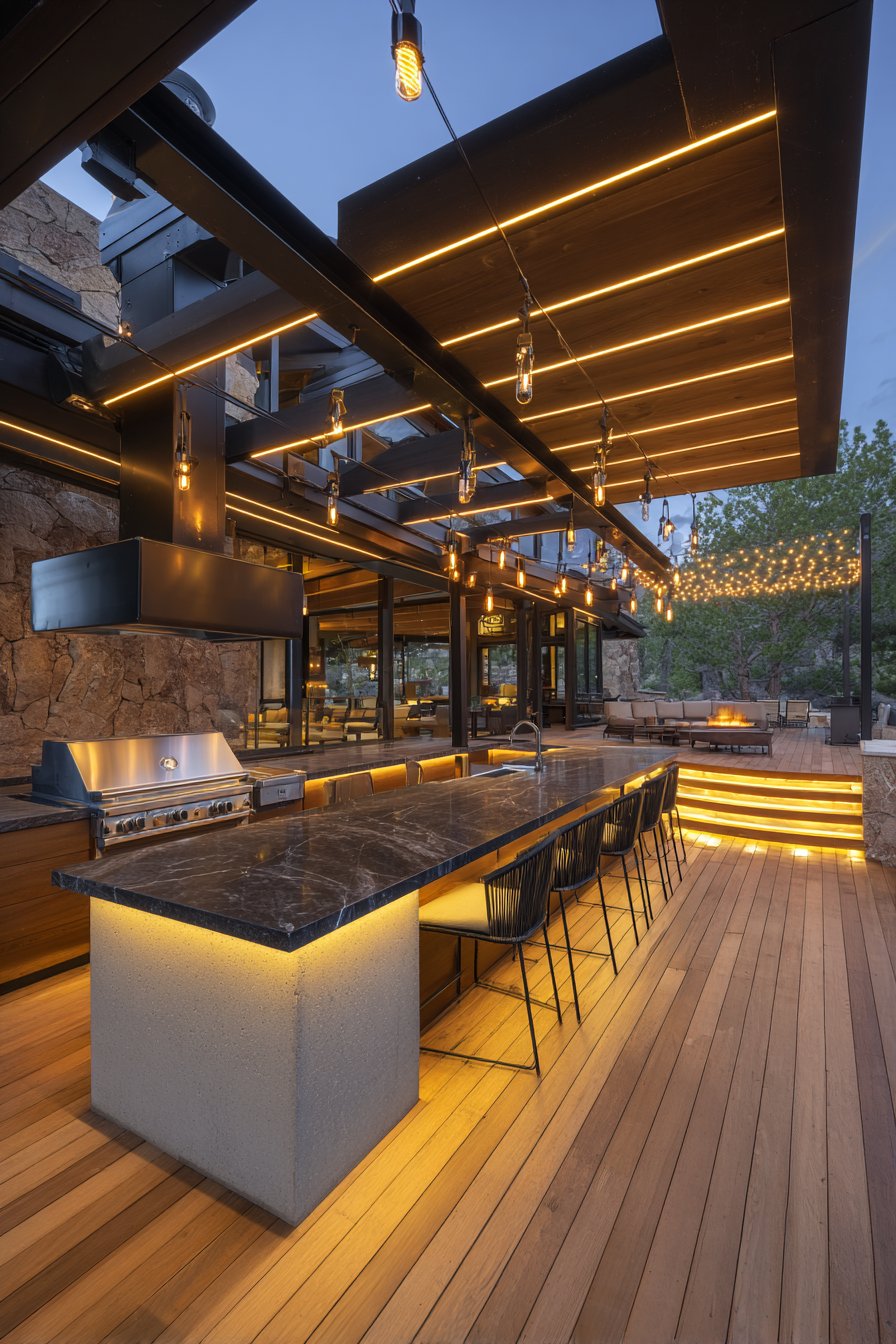 Incorporate Proper Lighting for Safety and Ambiance