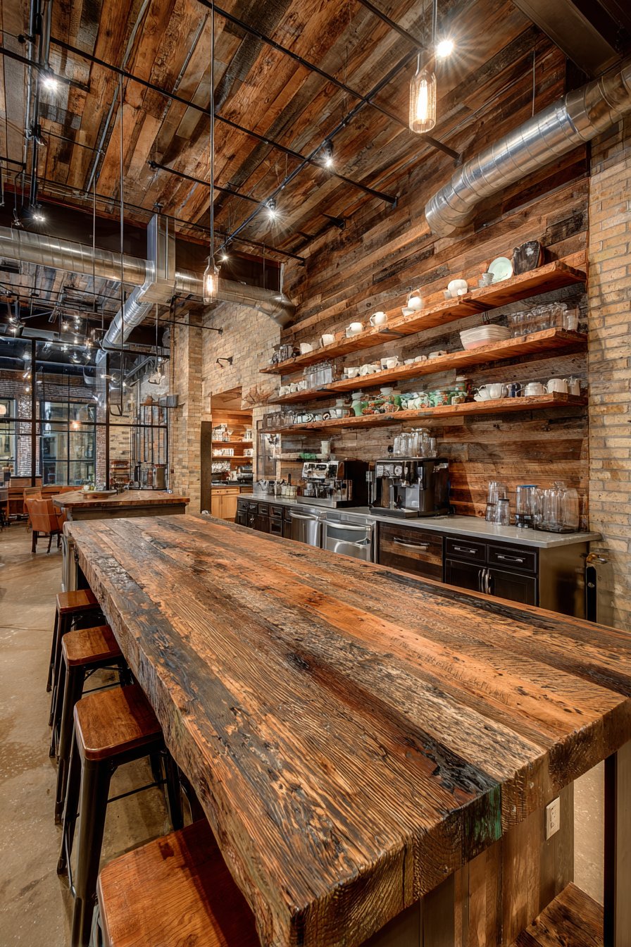 Install Reclaimed Wood Elements for Warmth