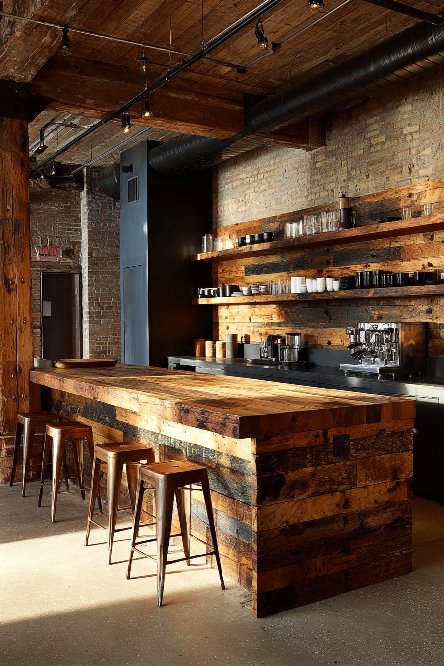 Install Reclaimed Wood Elements for Warmth