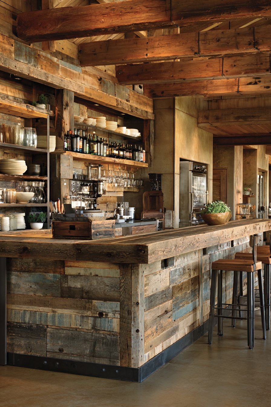 Install Reclaimed Wood Elements for Warmth