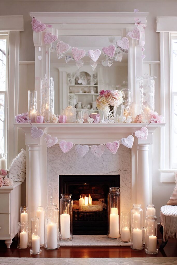  Fireplace Mantel Romantic Focal Point