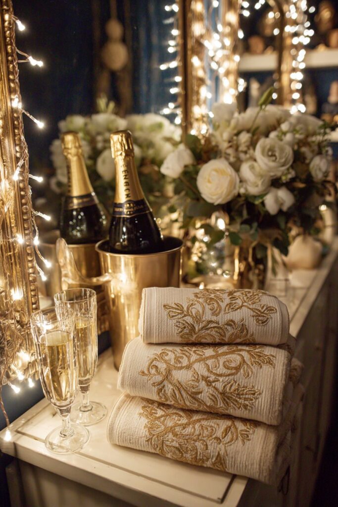 Glamorous Powder Room Party Touch