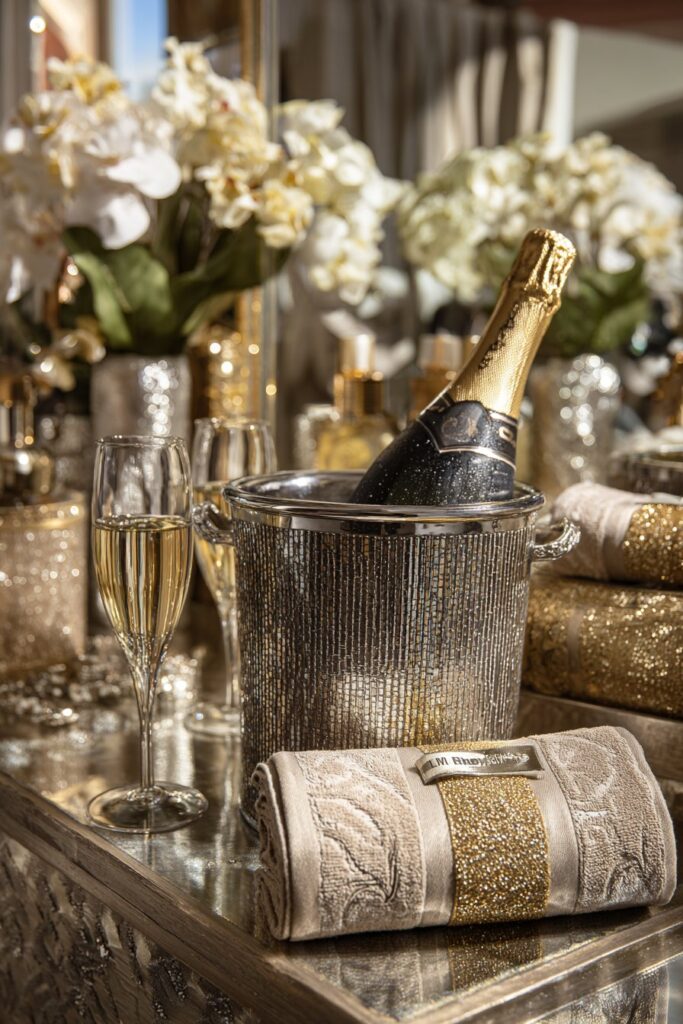 Glamorous Powder Room Party Touch