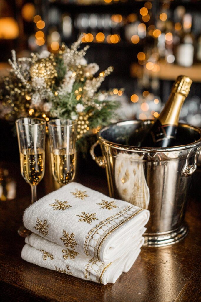 Glamorous Powder Room Party Touch