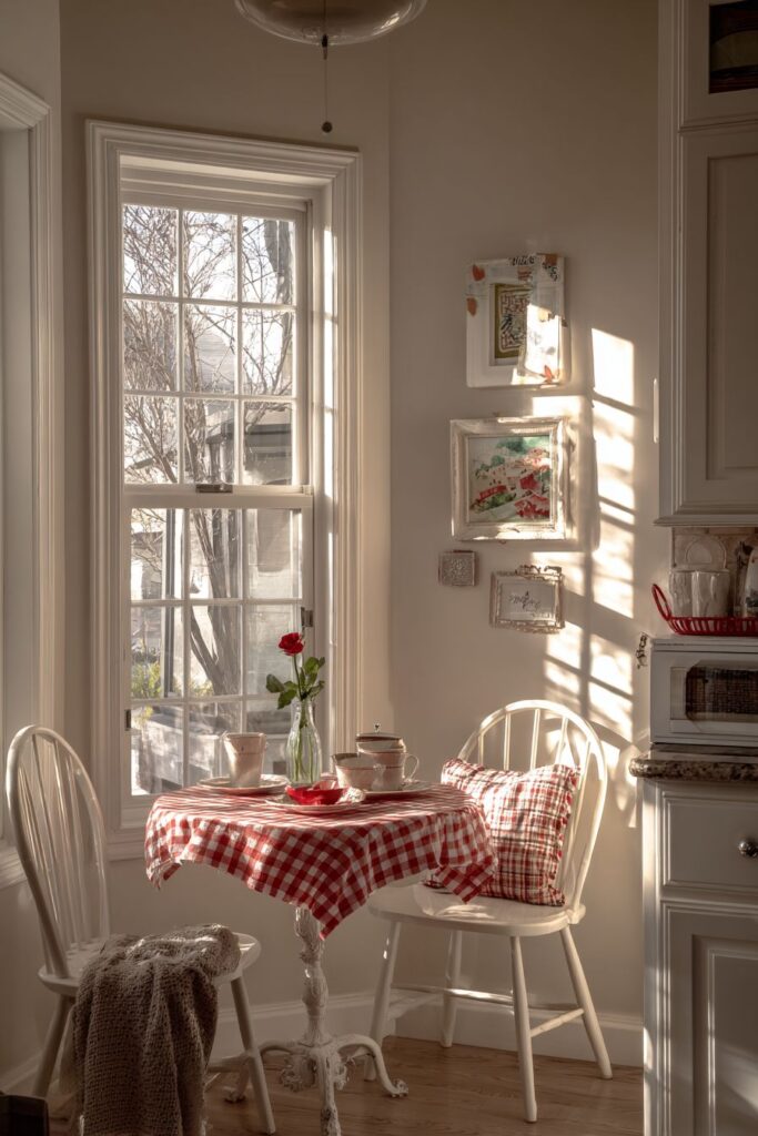 Charming Kitchen Breakfast Nook Romance