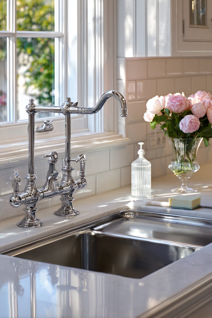 Classic Sink and Faucet Configuration