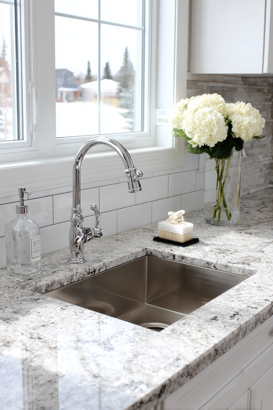 Classic Sink and Faucet Configuration