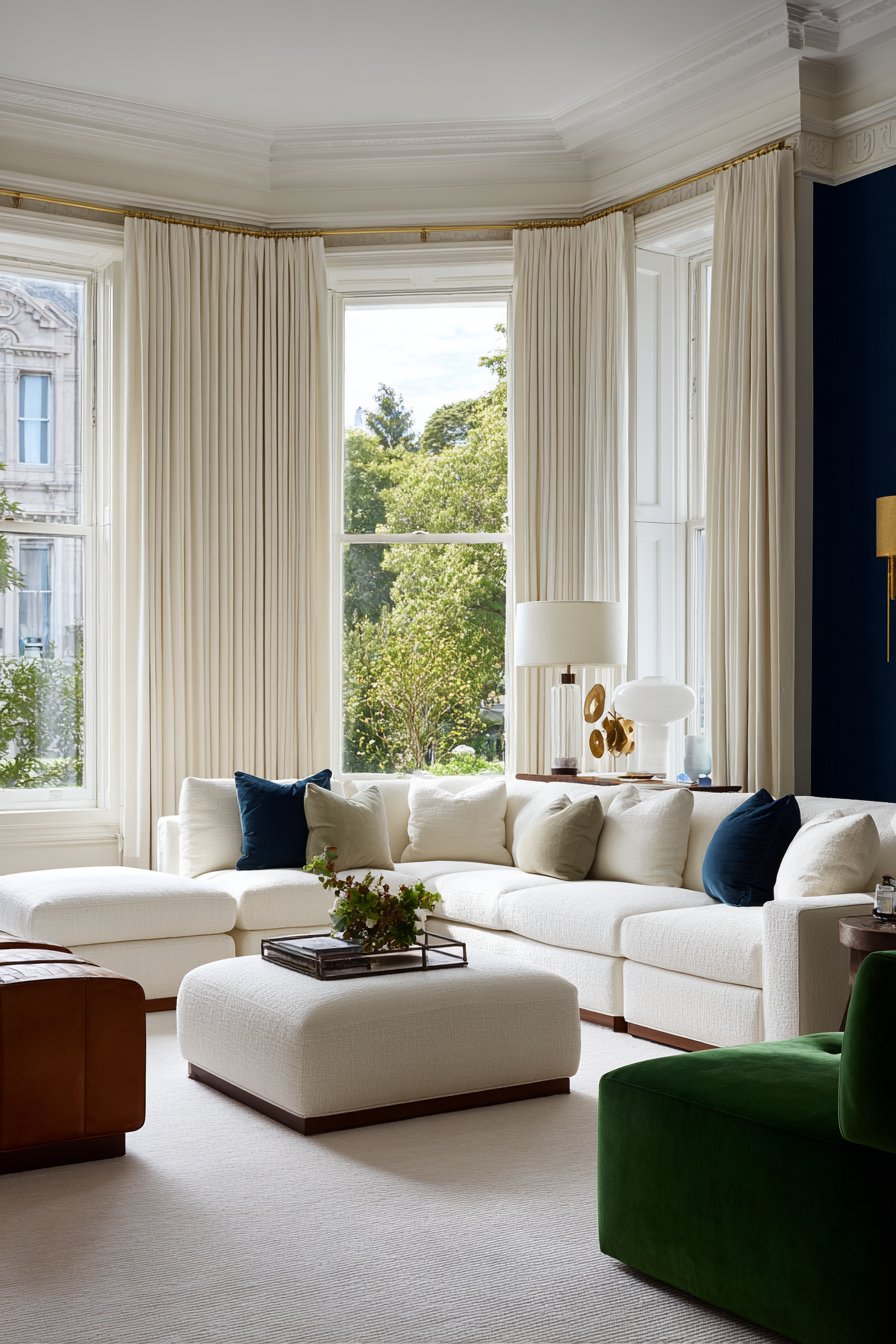 Cream and Warm White Balance Rich Color Choices