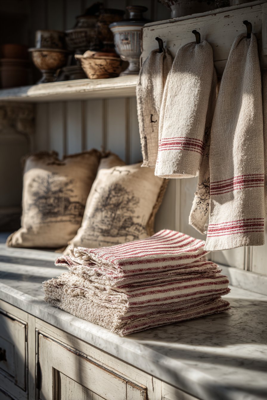 Vintage French Linens and Textiles