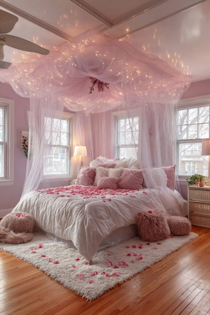 Dreamy Bedroom Canopy Creation
