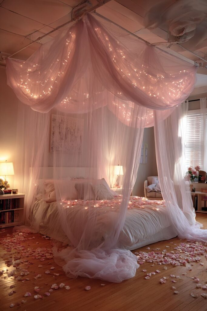 Dreamy Bedroom Canopy Creation