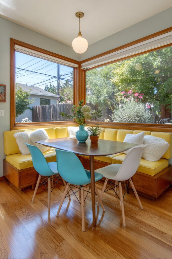 Breakfast Nooks with Built-In Banquette Seating